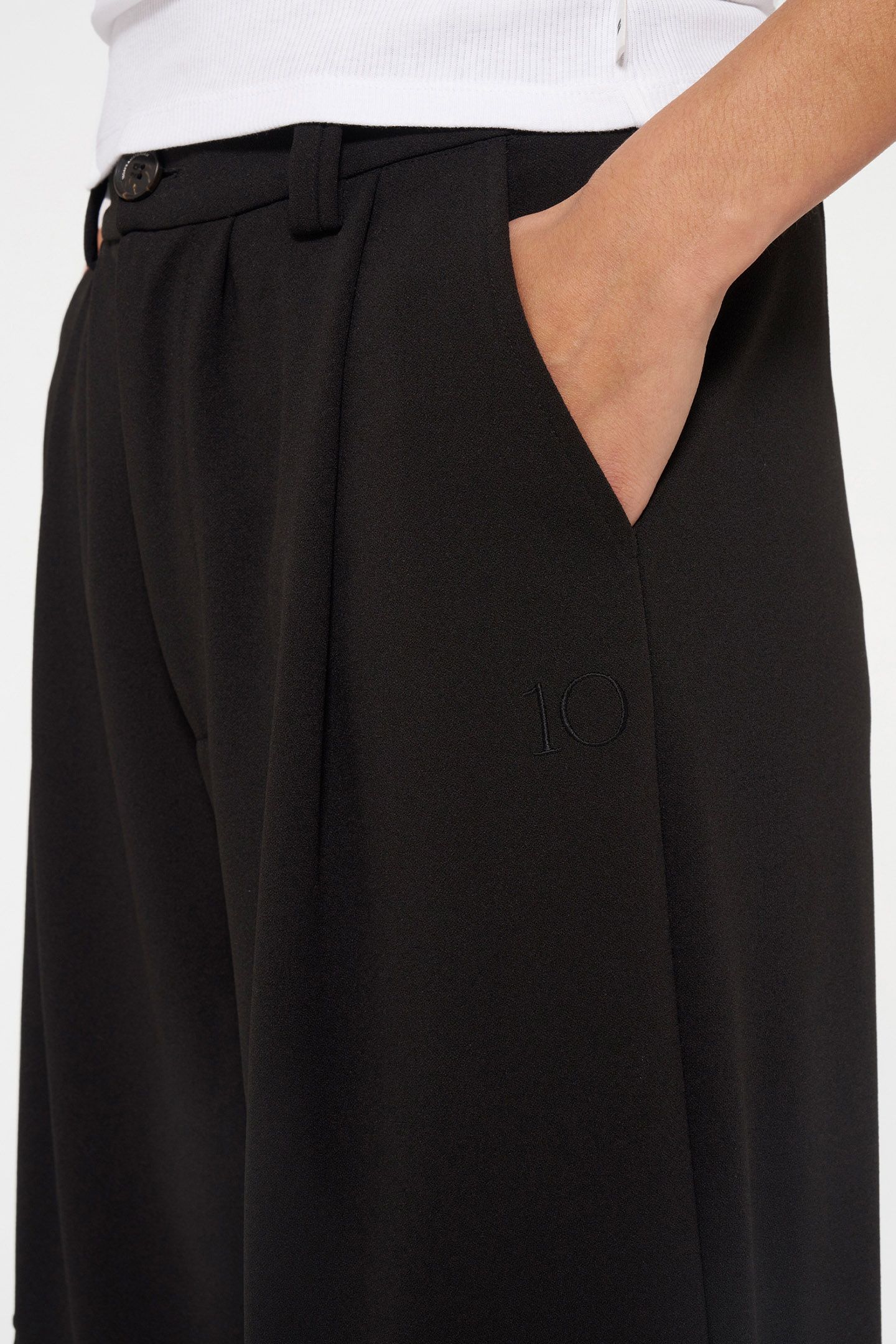 CARGO PANTS CREPE BLACK 8