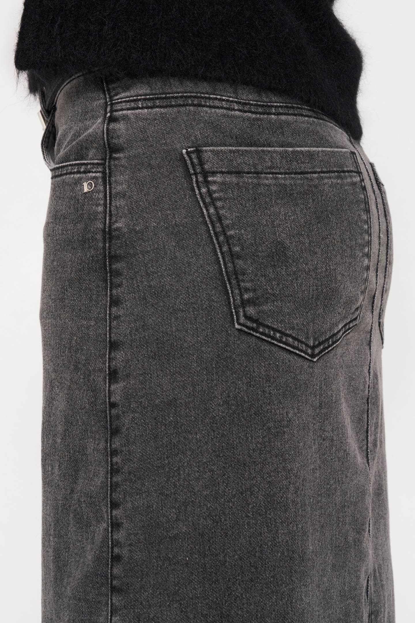 SKIRT JOG DENIM BLACK 6