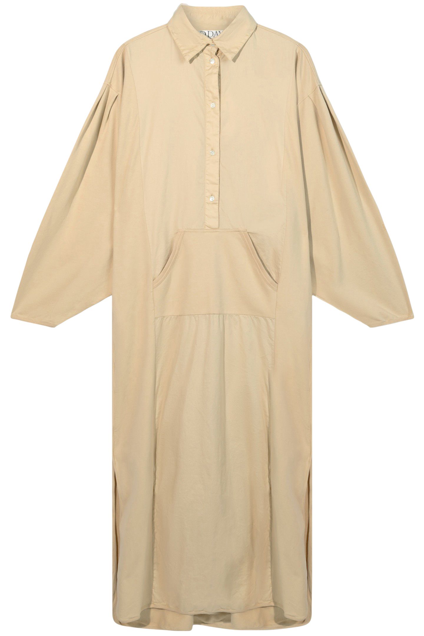 THE BILLIE DRESS POPLIN LIGHT LATTE 3
