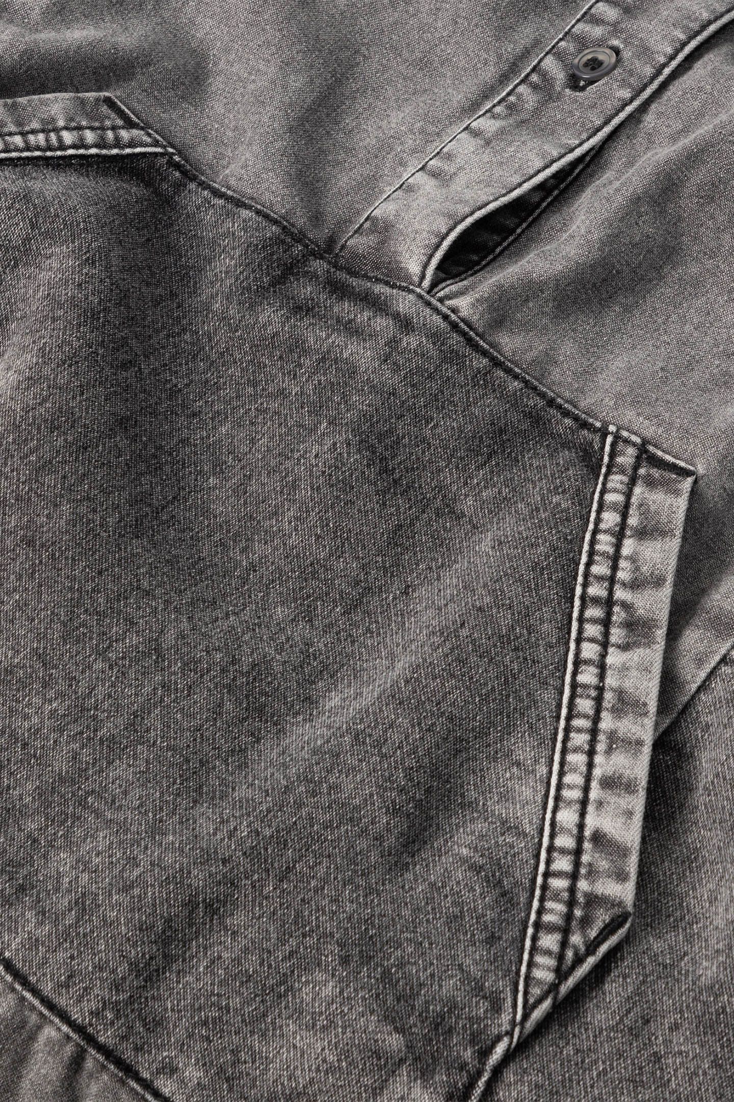 THE BILLIE DRESS JOG DENIM BLACK 8