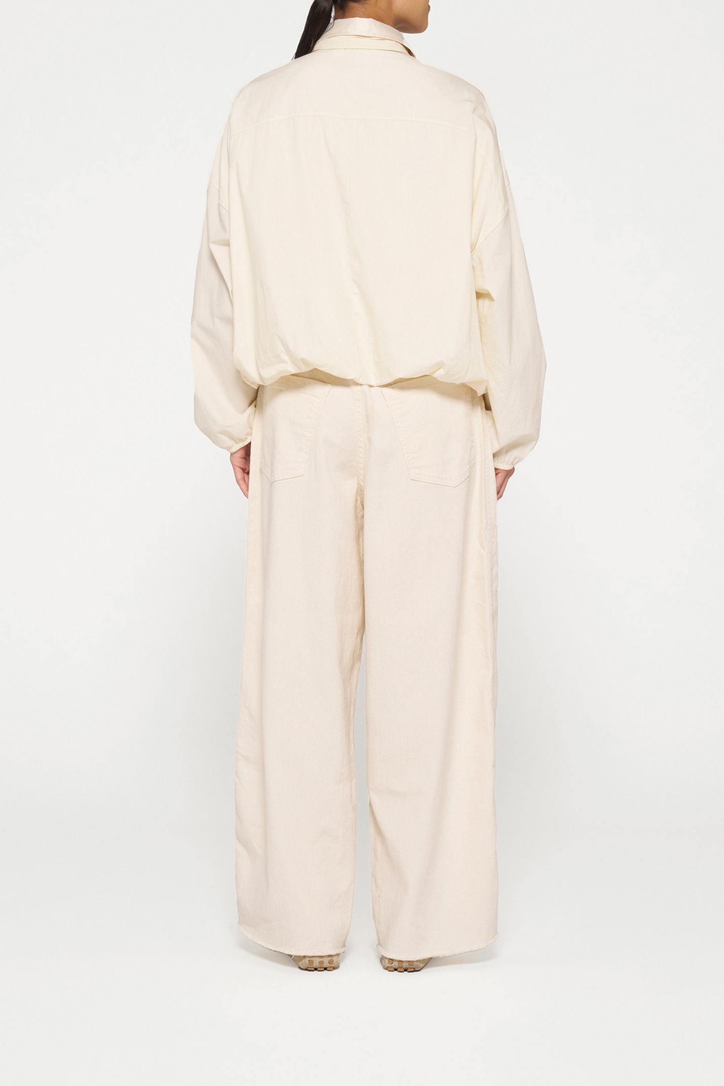 CROPPED SMOKING BLOUSE LIGHT NATURAL 2