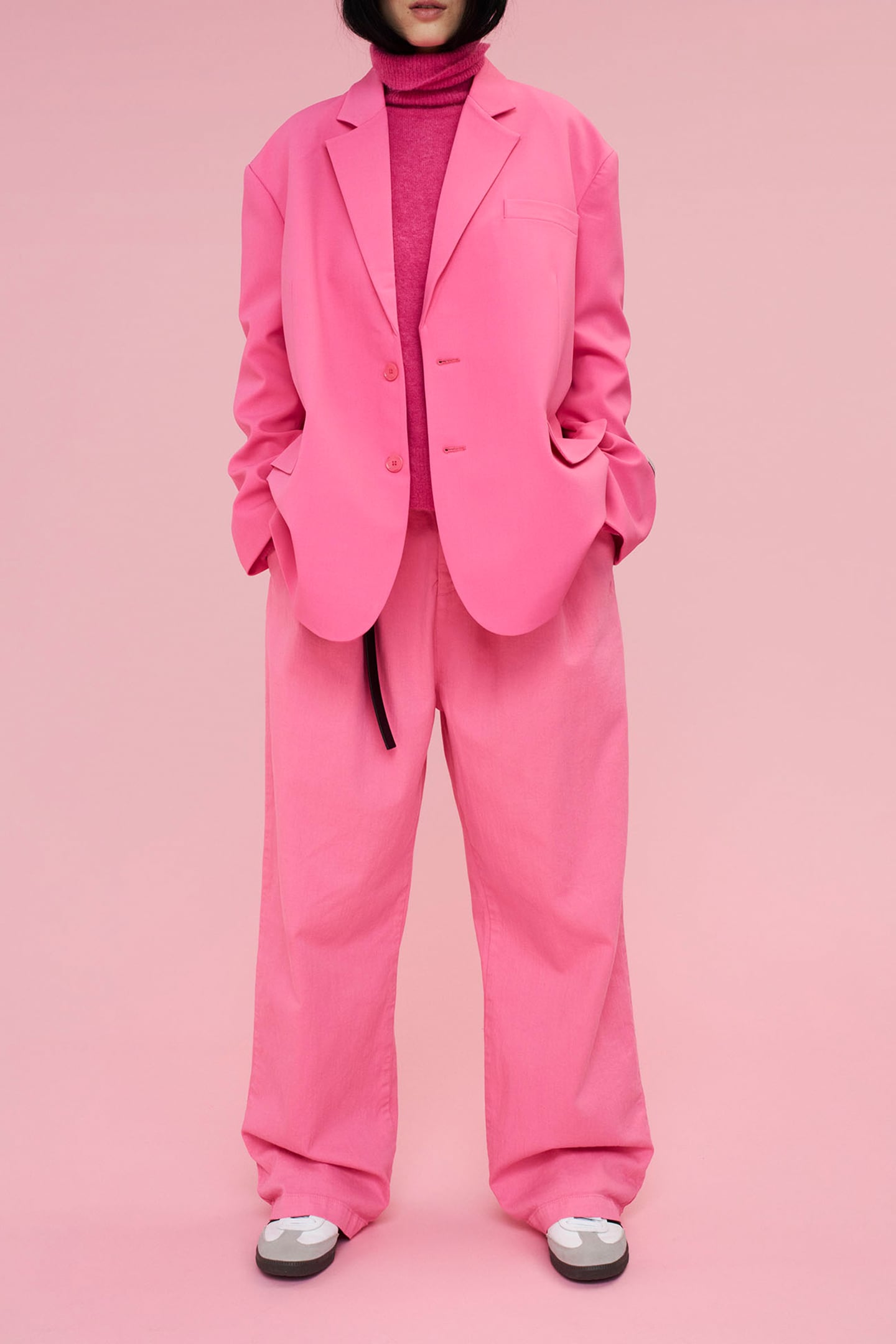 THE POWER BLAZER BRIGHT PINK 8