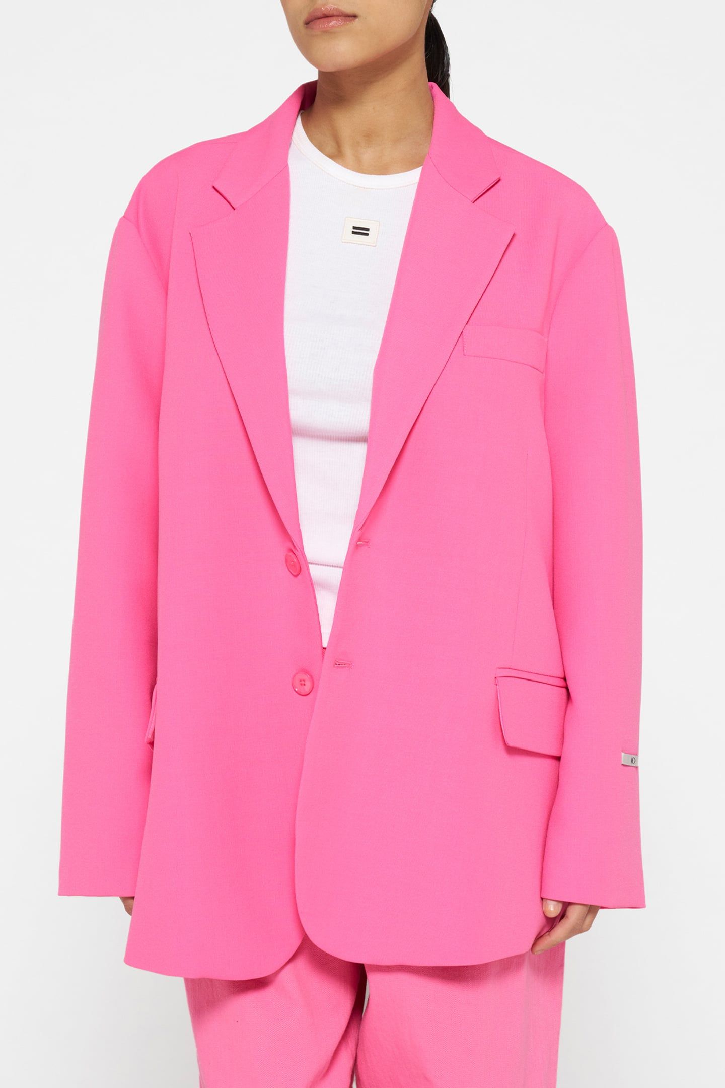THE POWER BLAZER BRIGHT PINK 1
