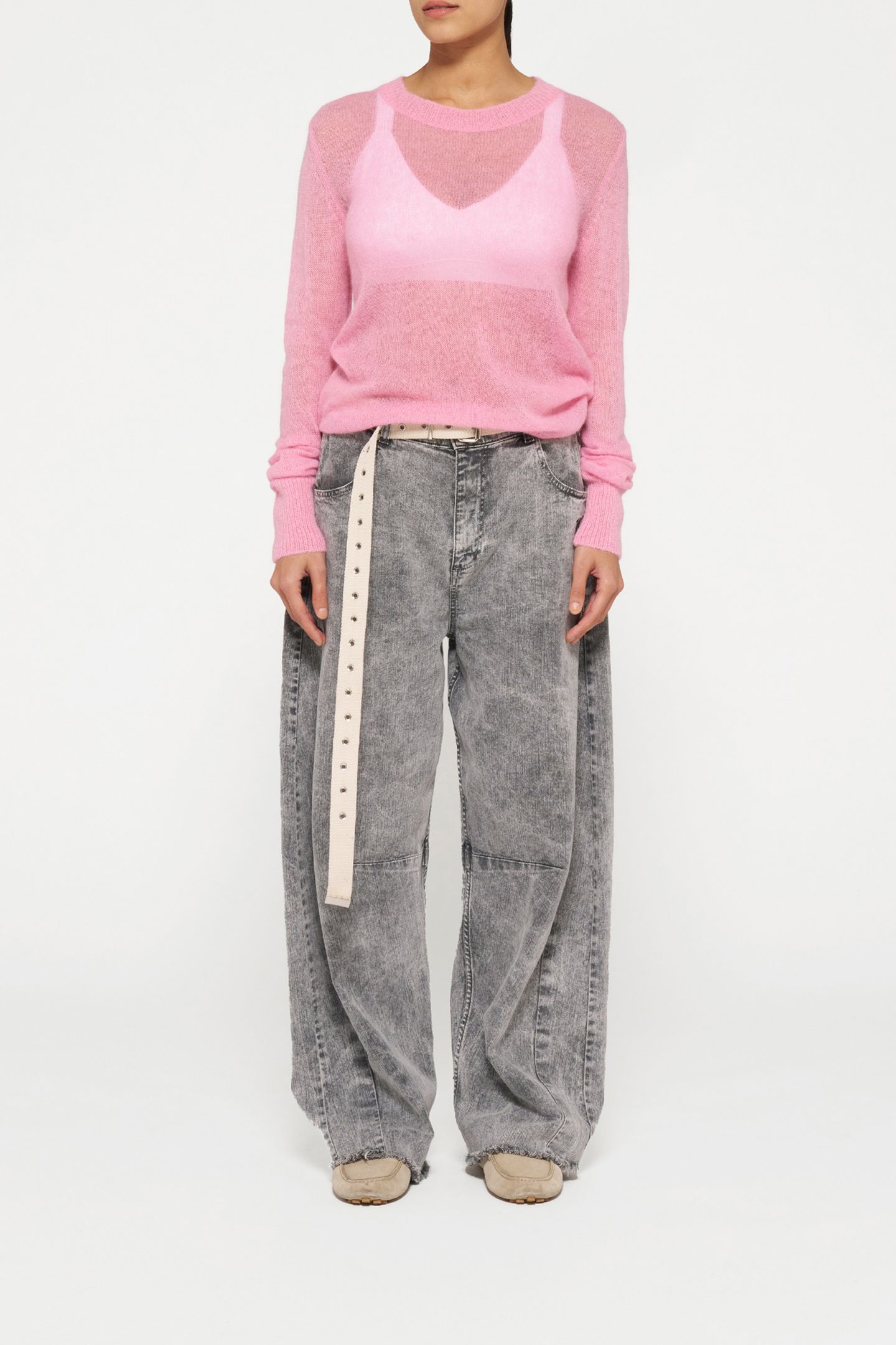 TEE THIN KNIT PINK 2