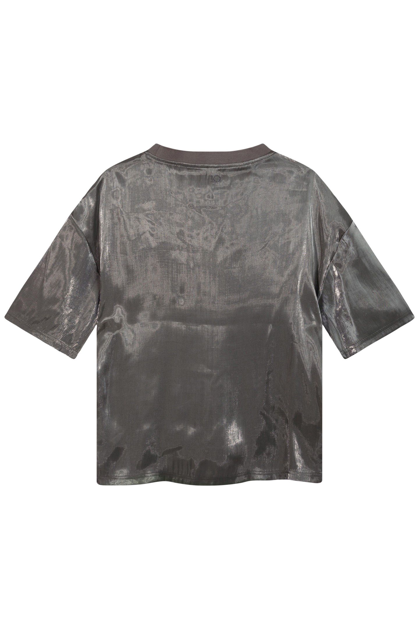 SHINY BLOUSE TEE SILVER 5