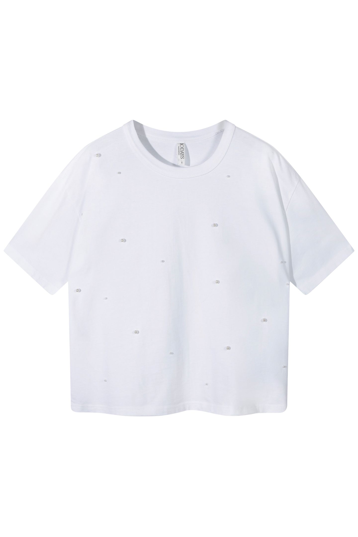TEE PEARLS WHITE 4