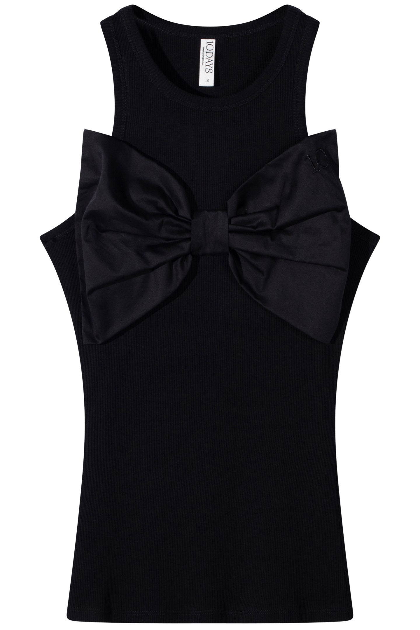 TANK TOP BOW BLACK 4
