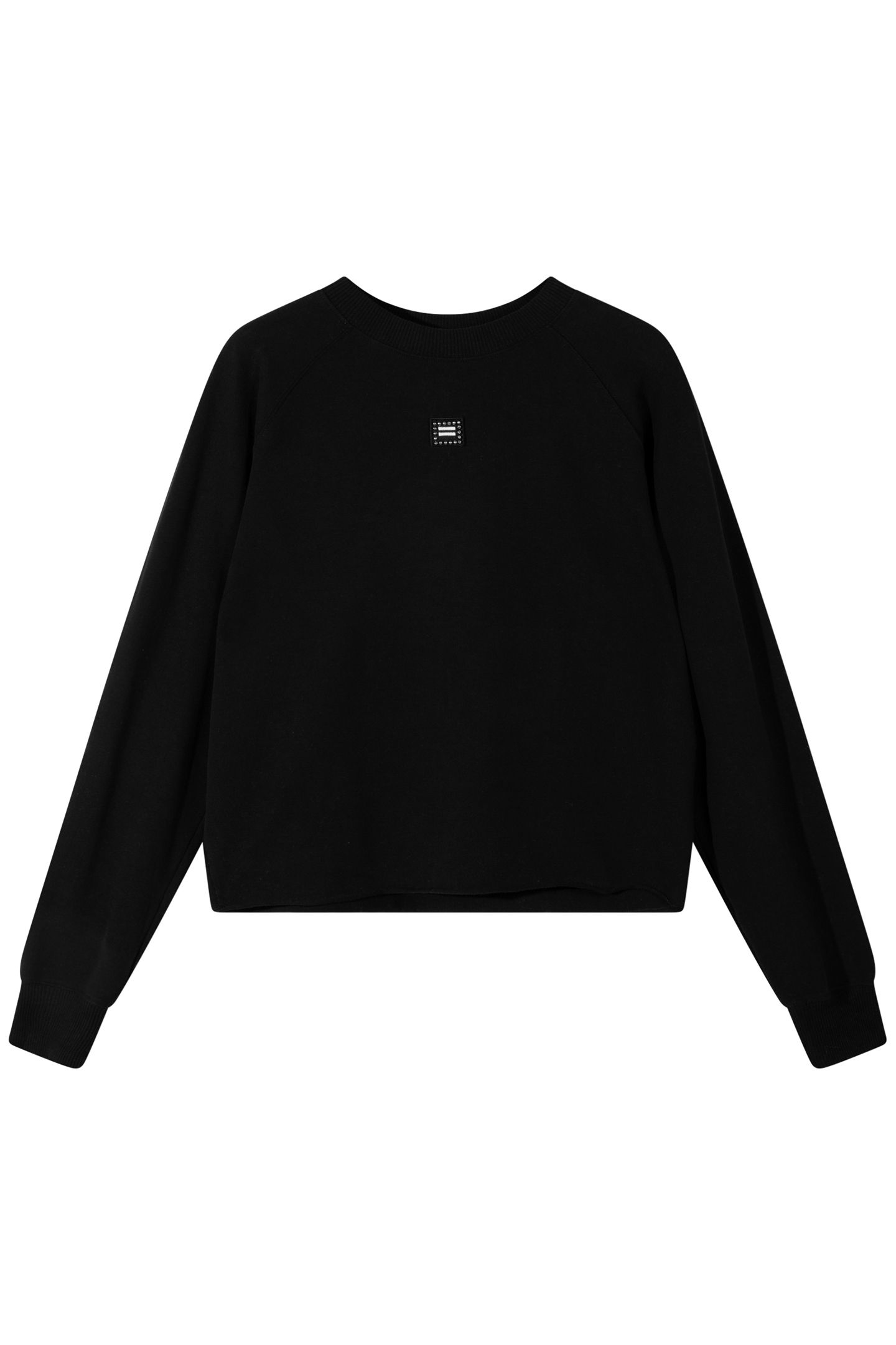 CREW NECK PEARLS BLACK 3