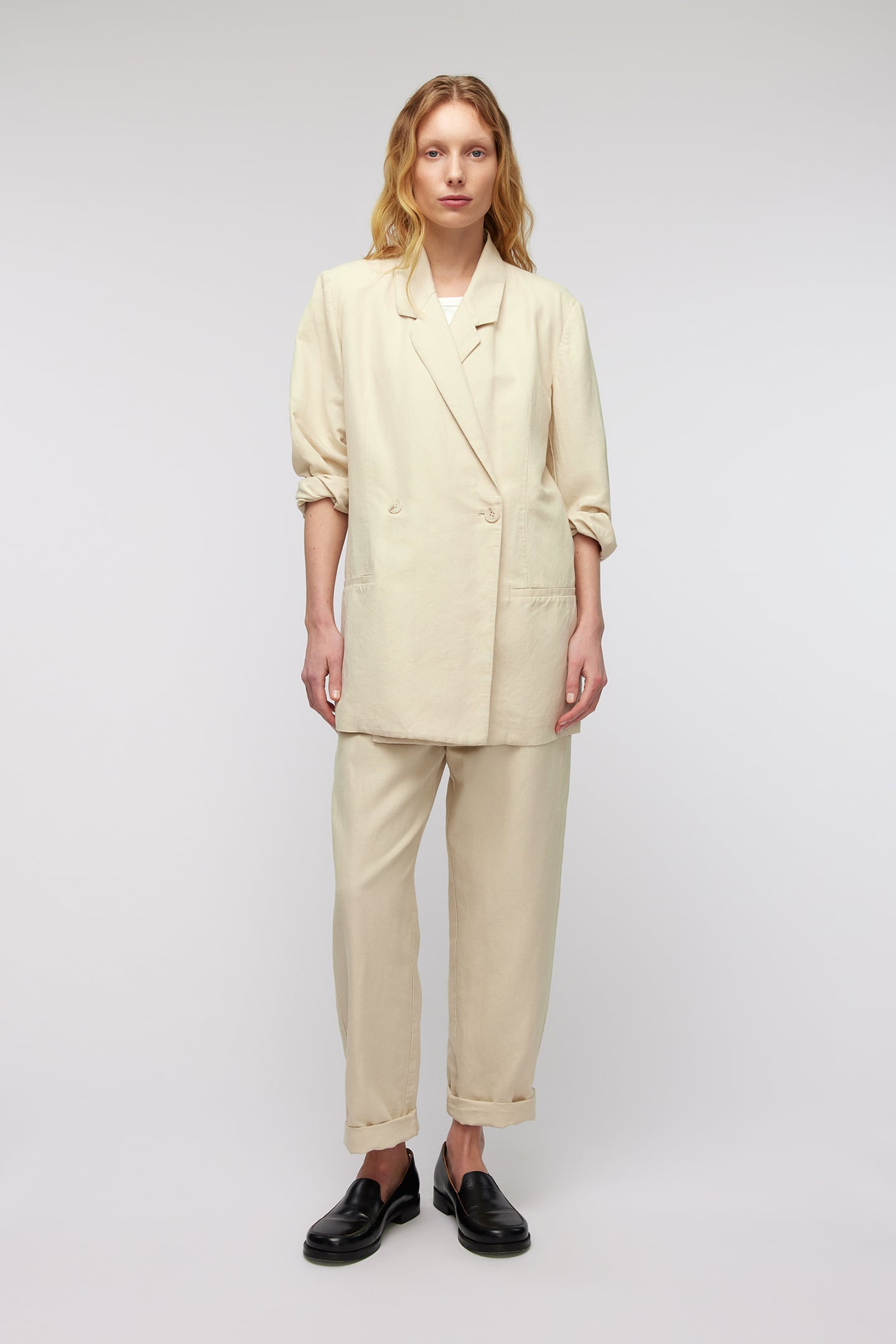 KELSEY BLAZER SAND 3