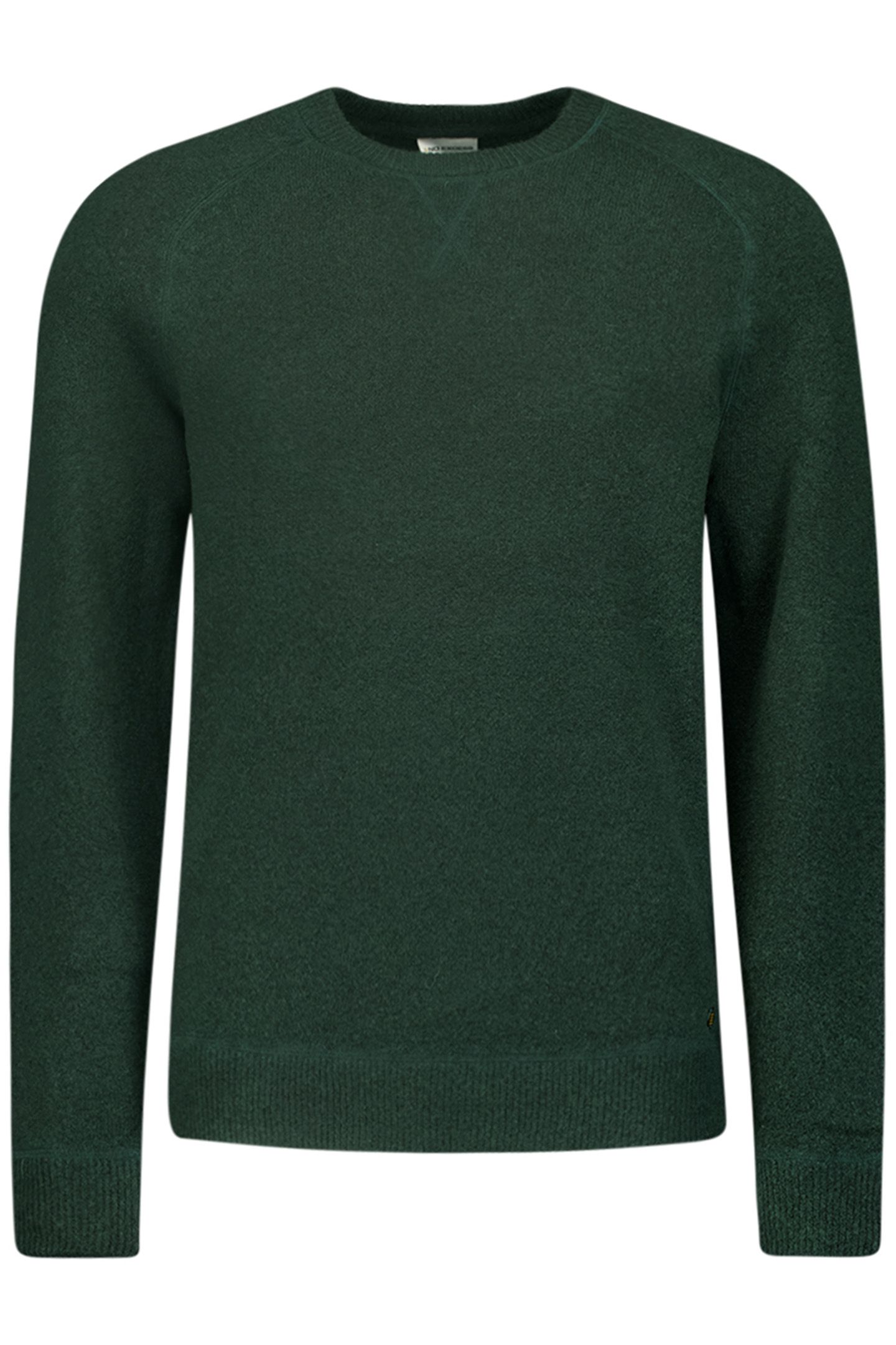 PULLOVER CREWNECK MELANGE WITH WOOL DARK GREEN 4
