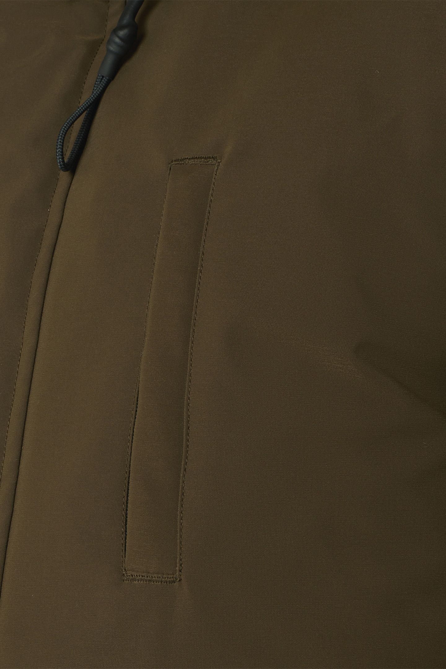 JACKET LONG FIT HOODED TAUPE 7