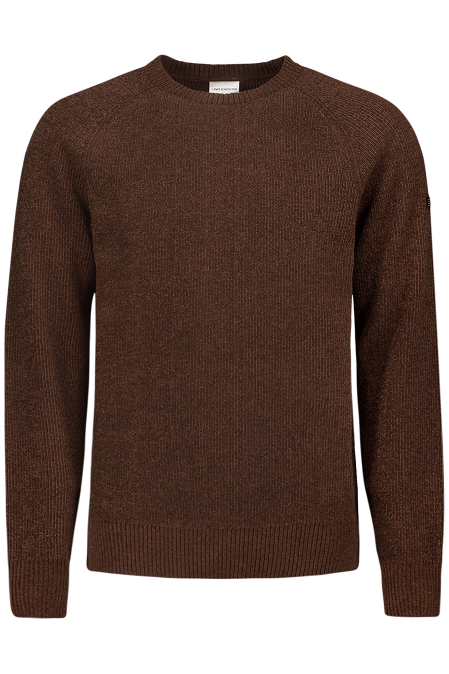 PULLOVER CREWNECK 2 COLOURED CHENILLE BROWN 4