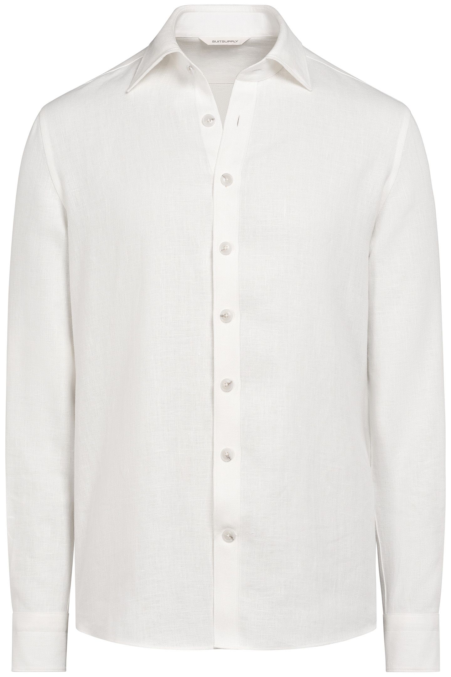 PURE LINEN OVERSHIRT WHITE 3
