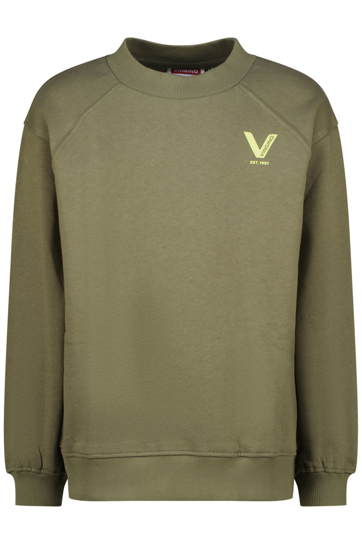 BOYS NAVIDO SWEATER DARK ARMY GREEN 1