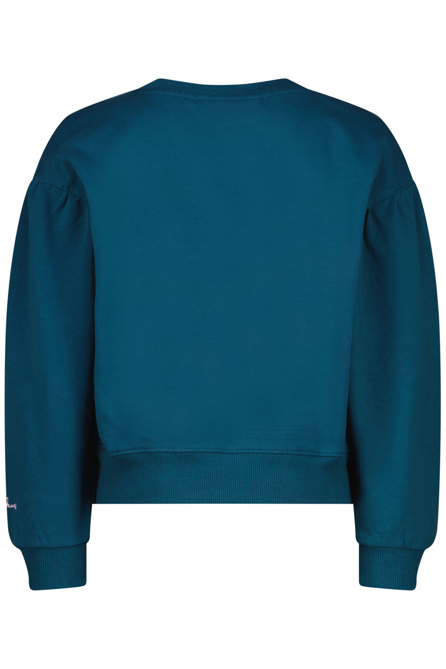 GIRLS NORAN SWEATER PETROL BLUE 2