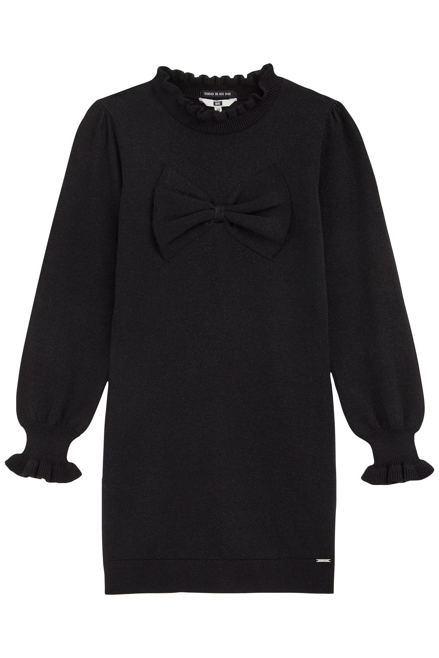 DRESS MID LENGTH BLACK 3