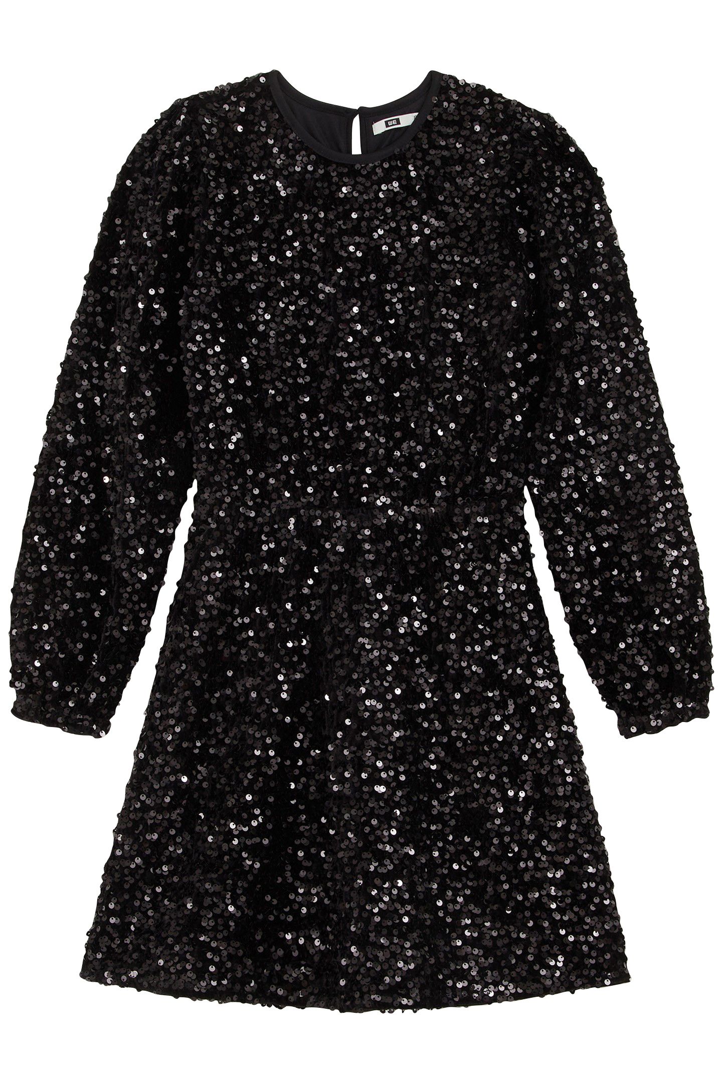 DRESS MID LENGTH BLACK 2