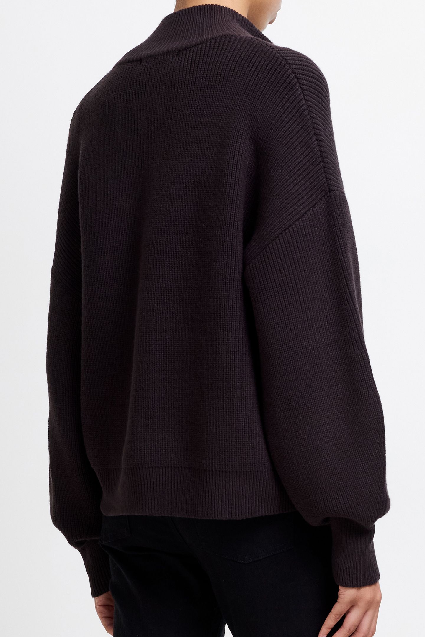 BABYSOFT HALF ZIP JUMPER CHOCOLATE GANACHE 2