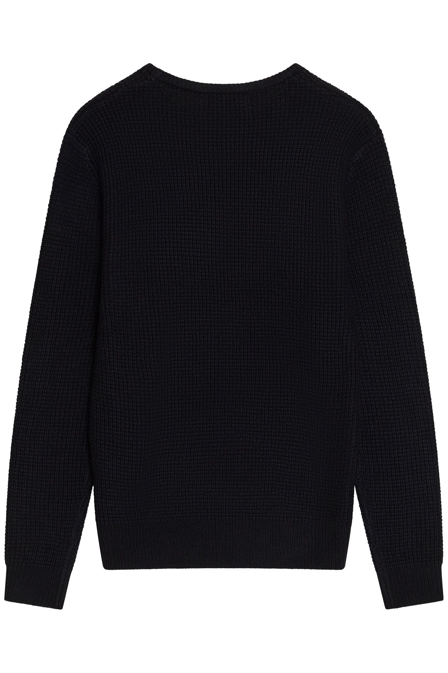 CREW WAFFLE BLACK 2