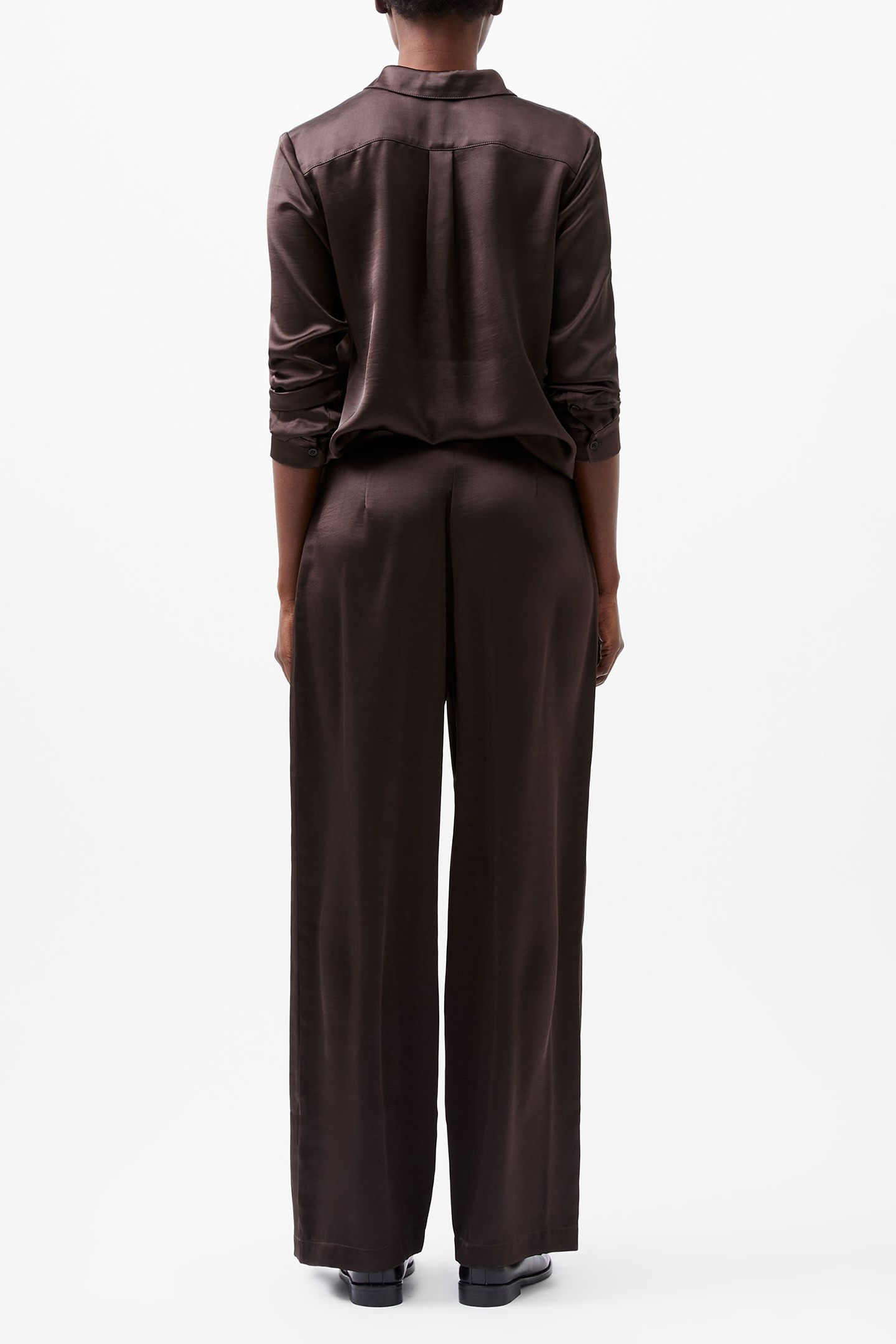 SATIN TROUSER CHOCOLATE GANACHE 3