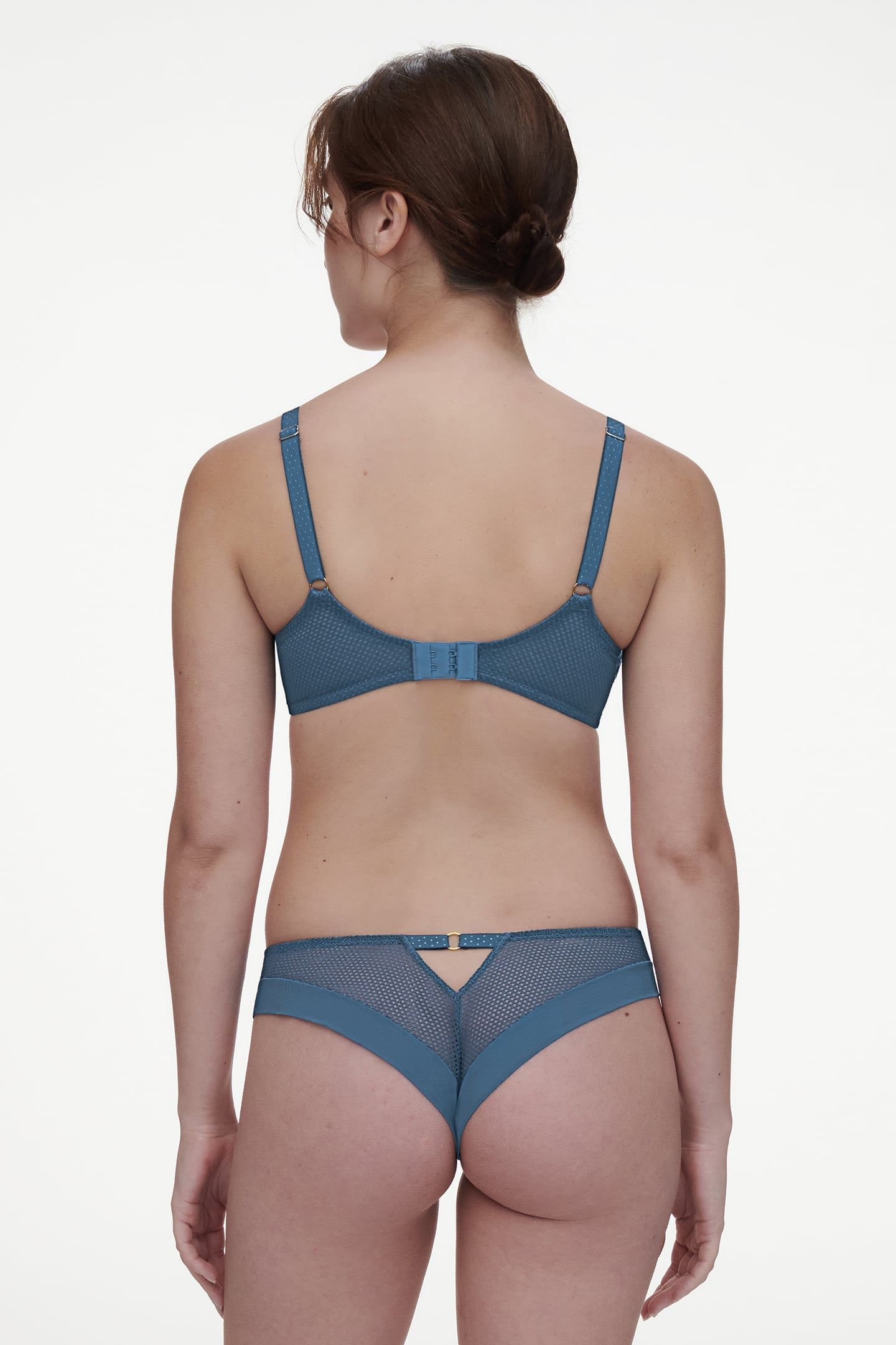 FLEURS SIGNATURE TANGA BLUE 5