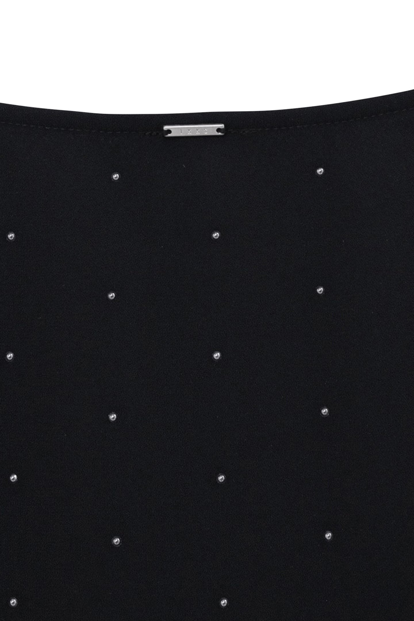 SHORT BLACK DRESS WITH STUD DECORATION 6