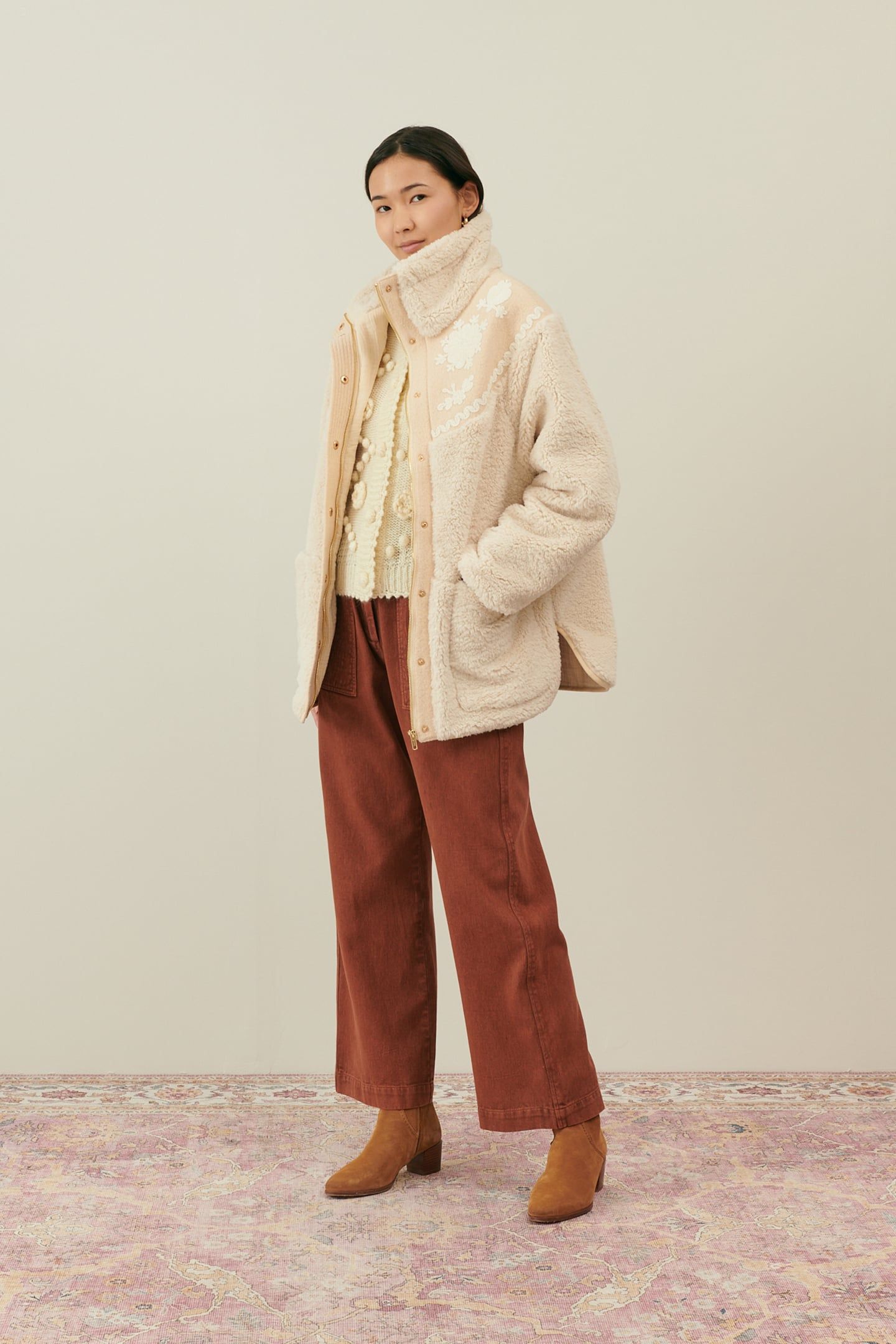 COAT ROSE CREAM 5