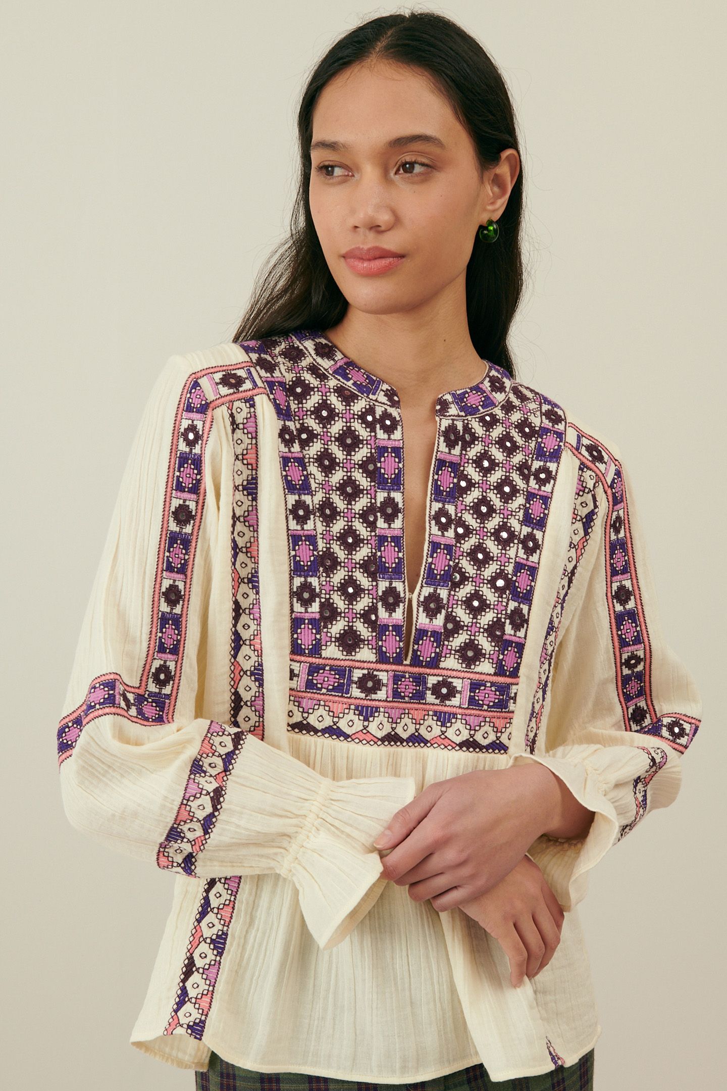 BLOUSE MARIELLA CREAM 1