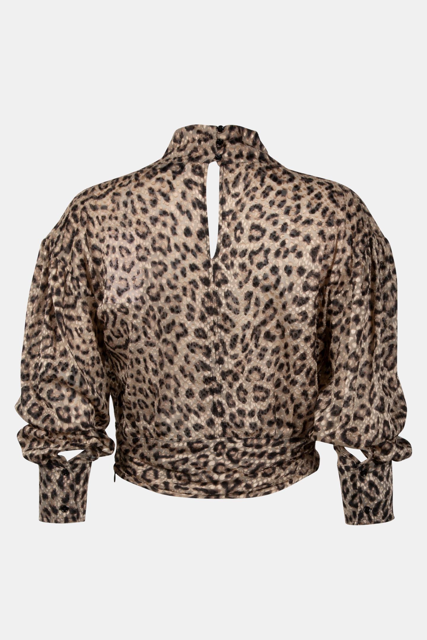 MEIKO TOP BLACK LEOPARD 5