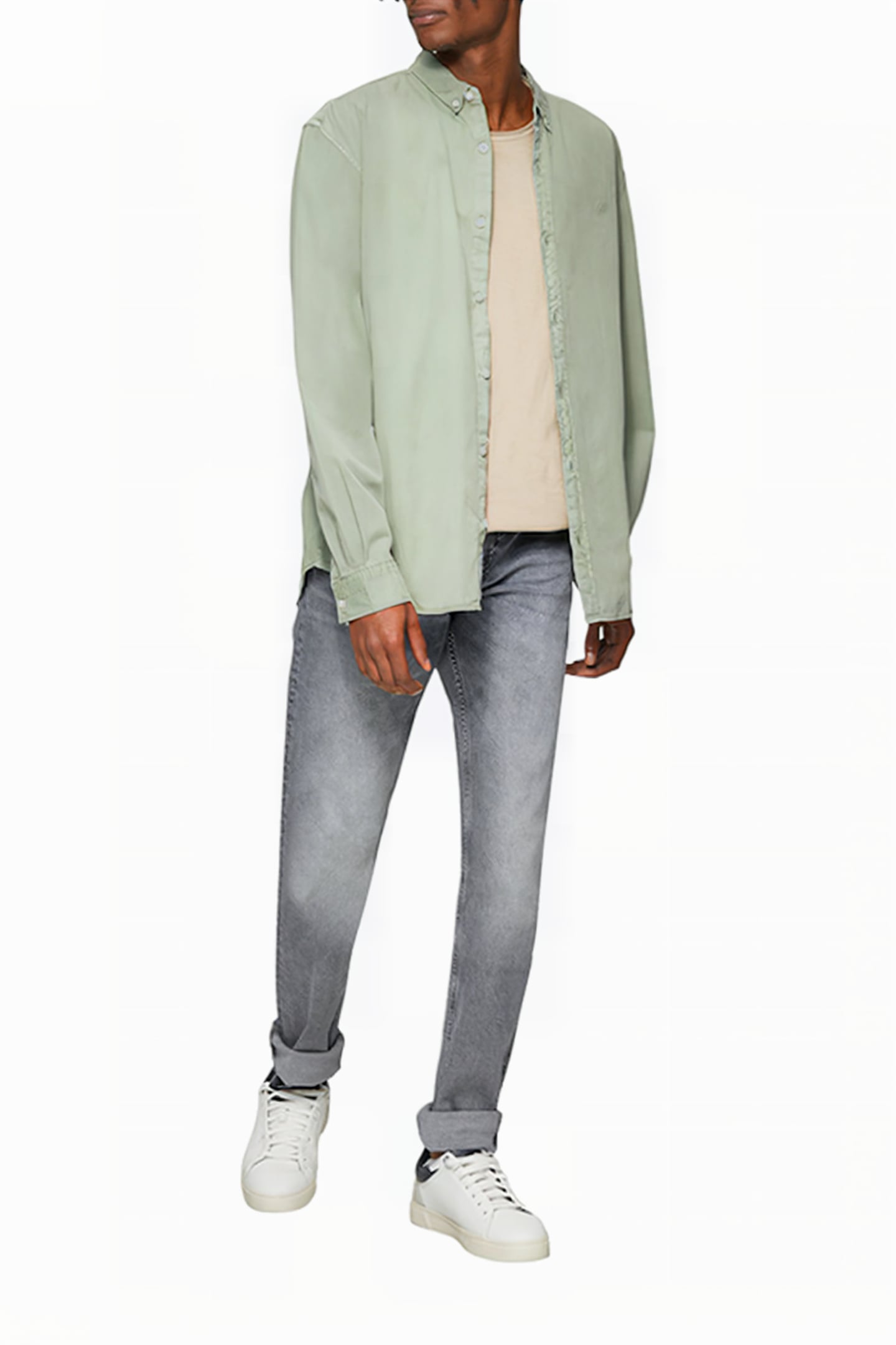 S.OLIVER-QS SHIRT GREEN 2