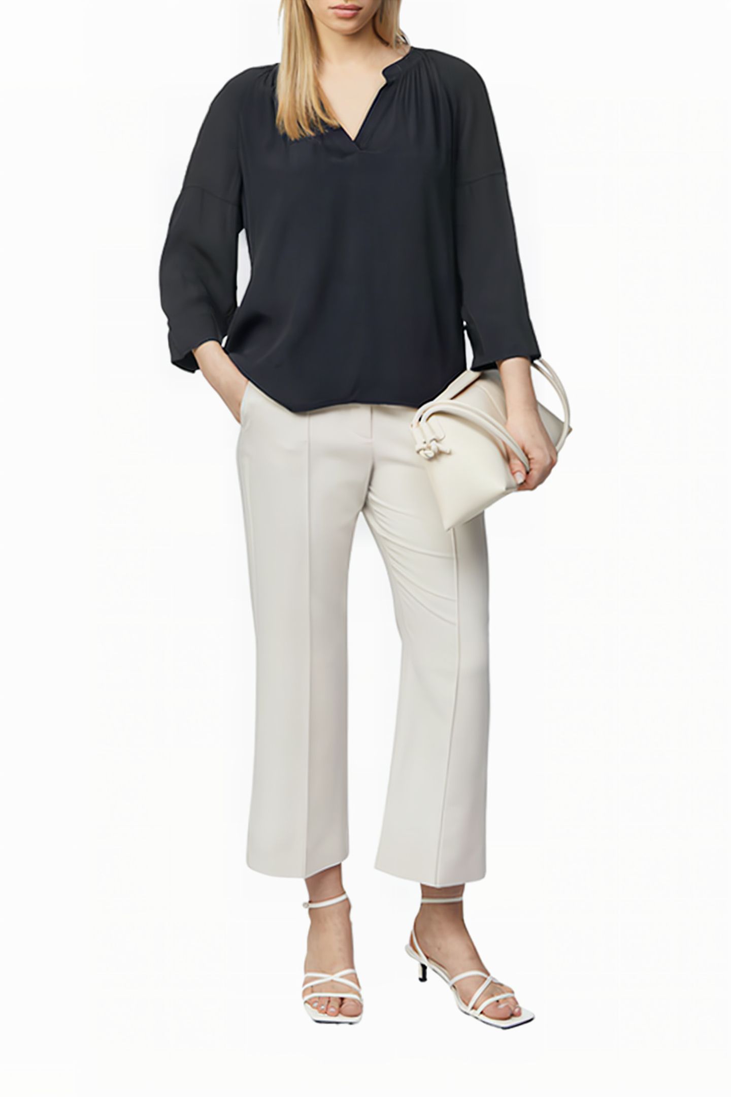 COMMA BLOUSES BLUE MARINE 2