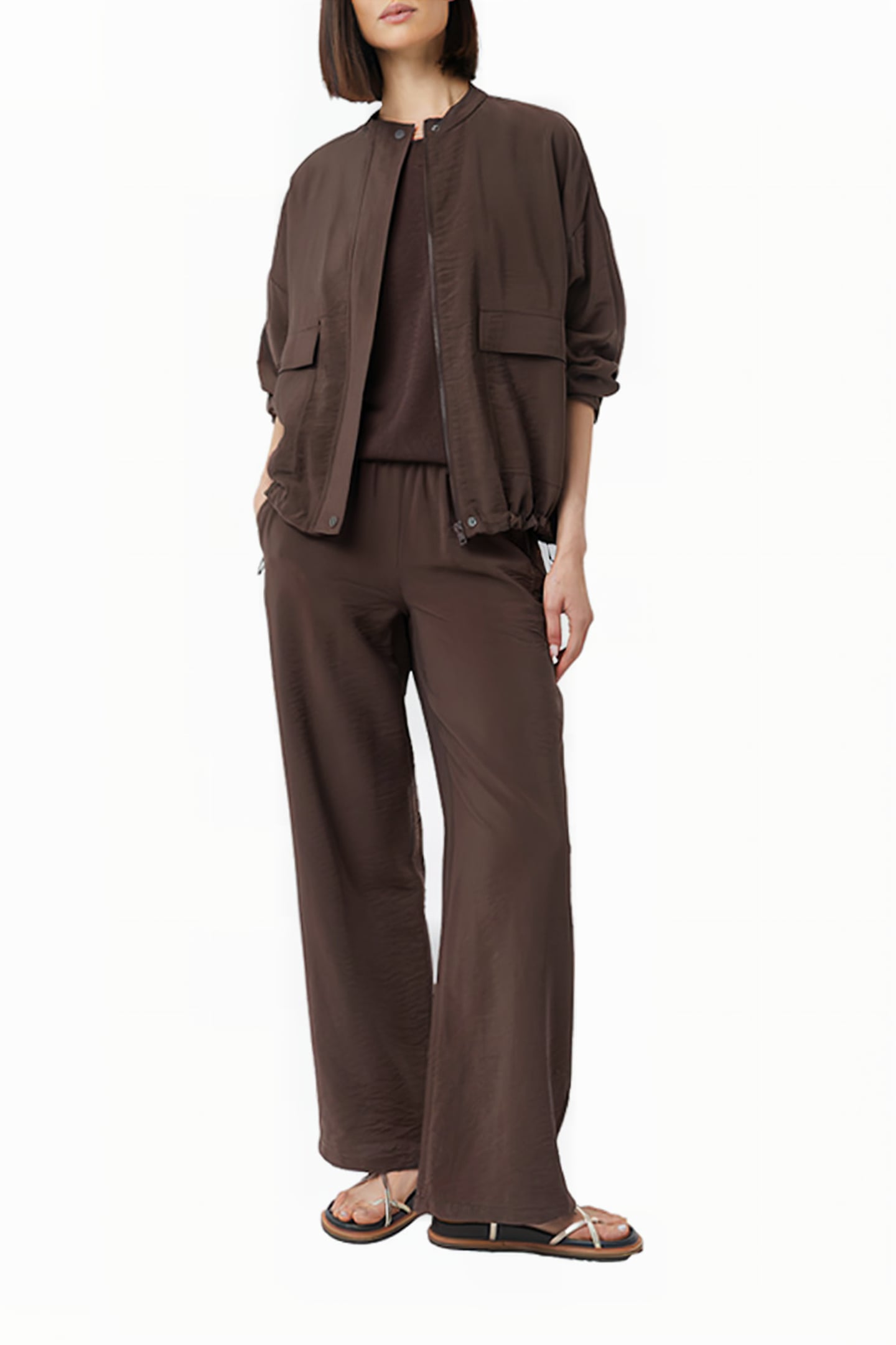 JACKET INDOOR DARK BROWN 2