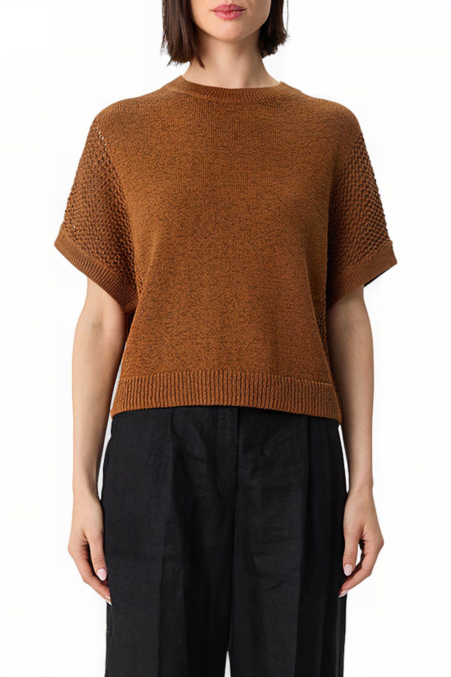 COMMA PULLOVERS BROWN 1