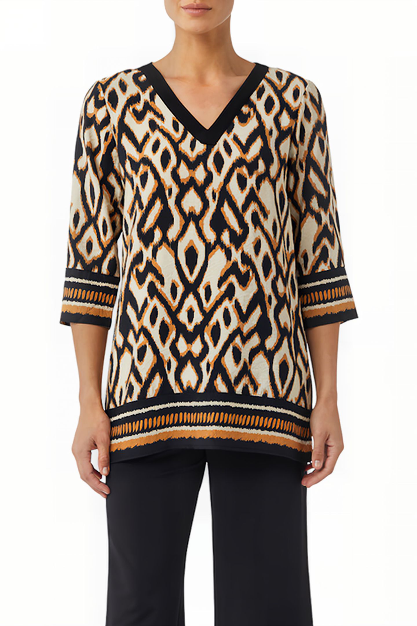 COMMA BLOUSES BLACK 1