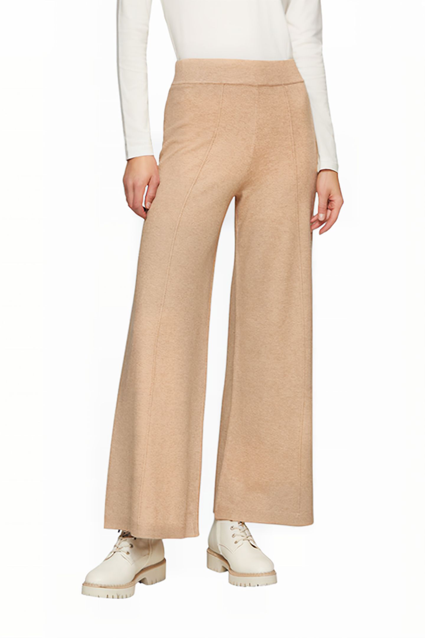 S.OLIVER PANT BROWN BEIGE 1