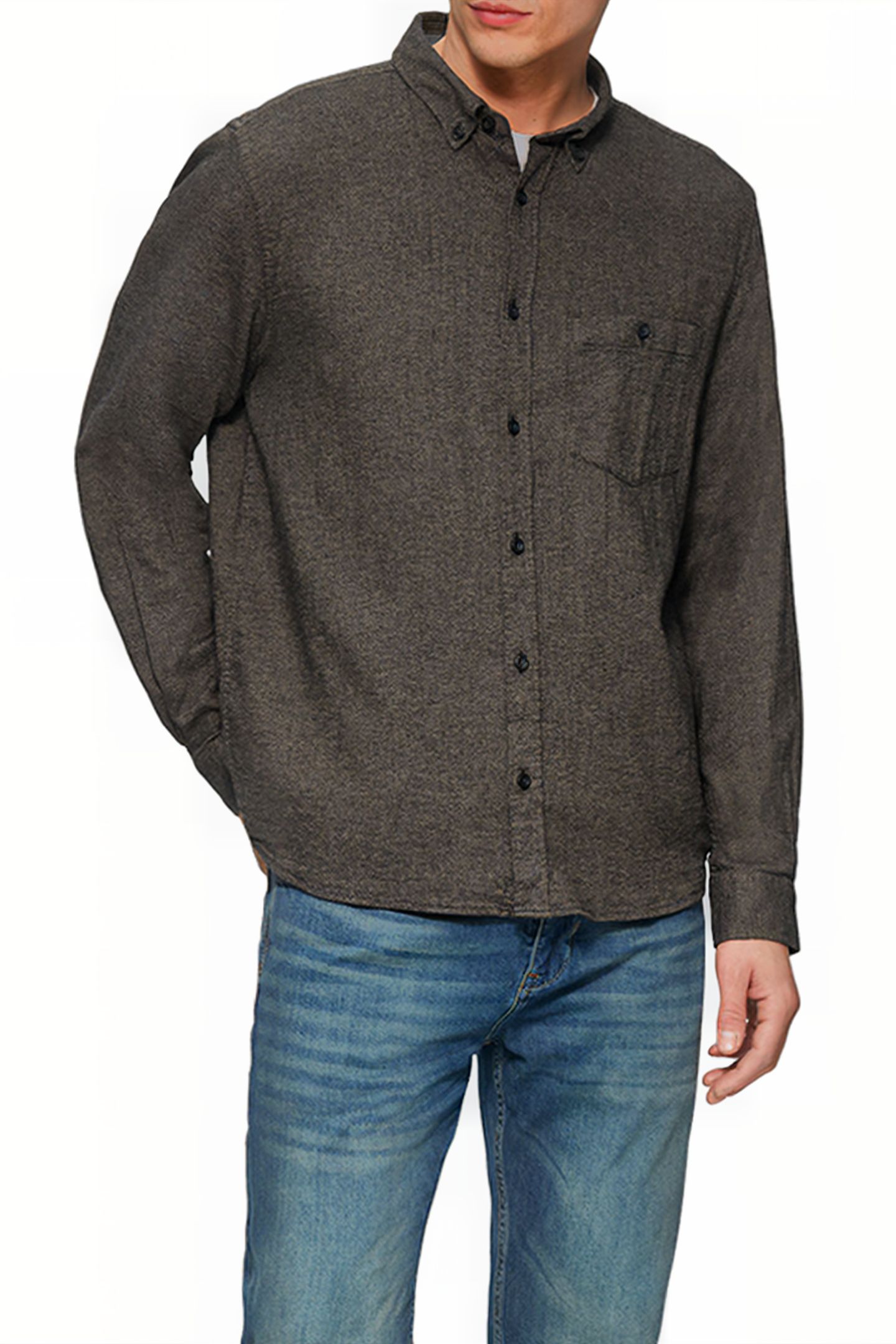 S.OLIVER SHIRT BLACK 1