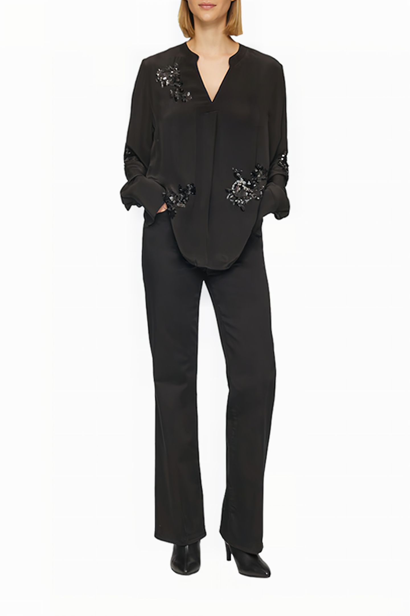 S.OLIVER BLOUSE BLACK 2