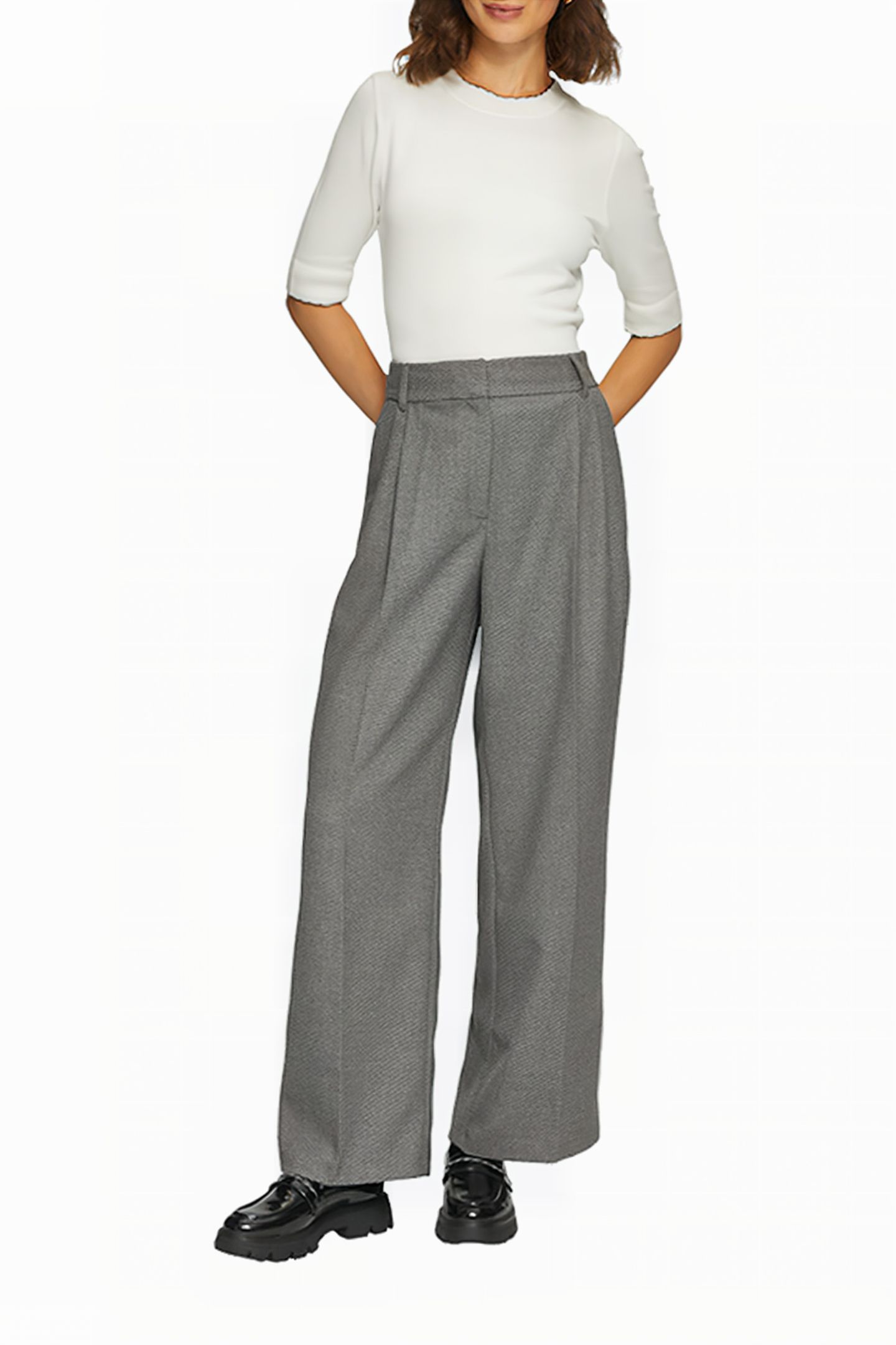 S.OLIVER PANT LIGHT GREY 2