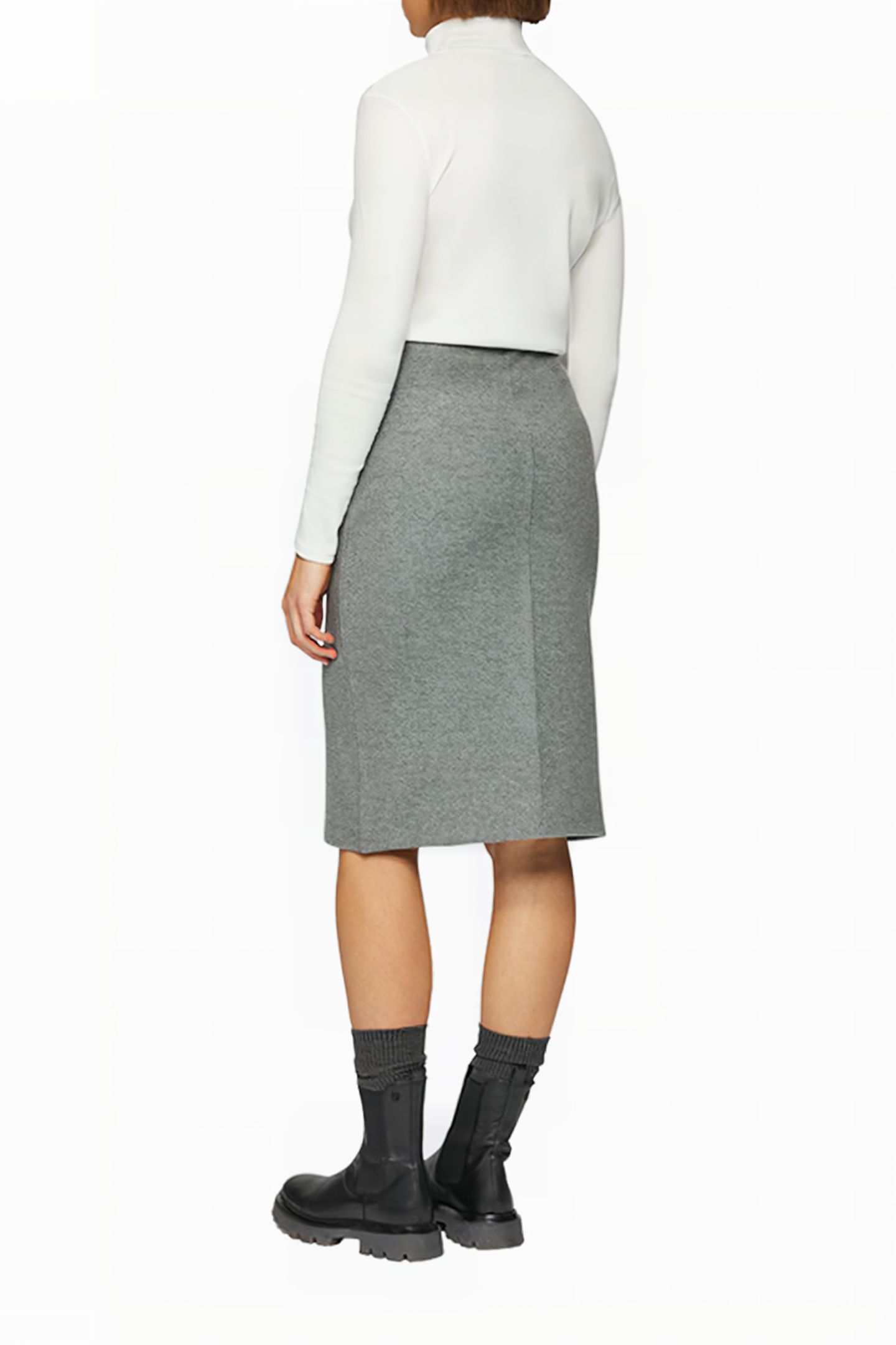 S.OLIVER SKIRT GREY/BLACK 3