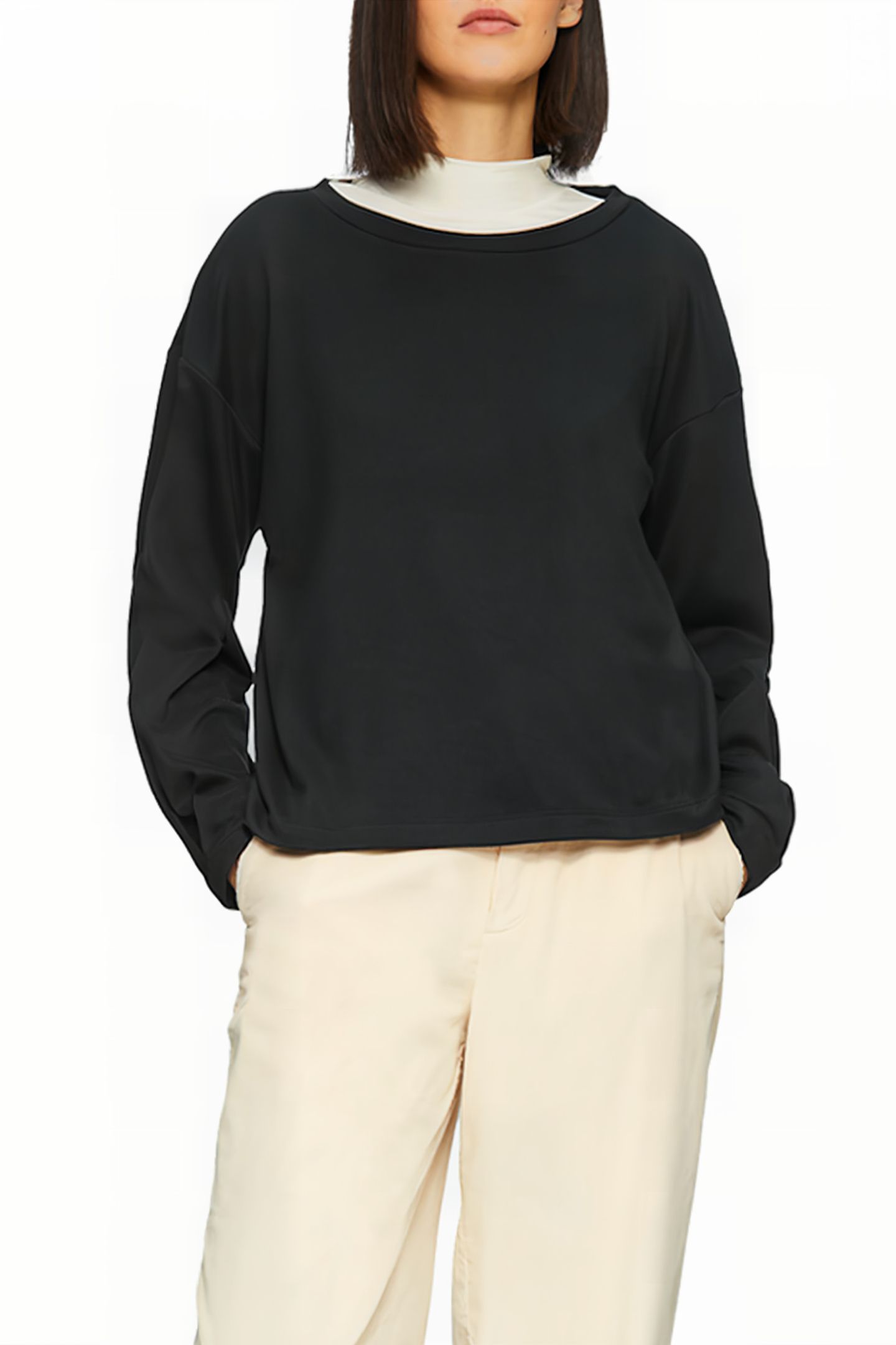 S.OLIVER SWEATSHIRTS BLACK 1