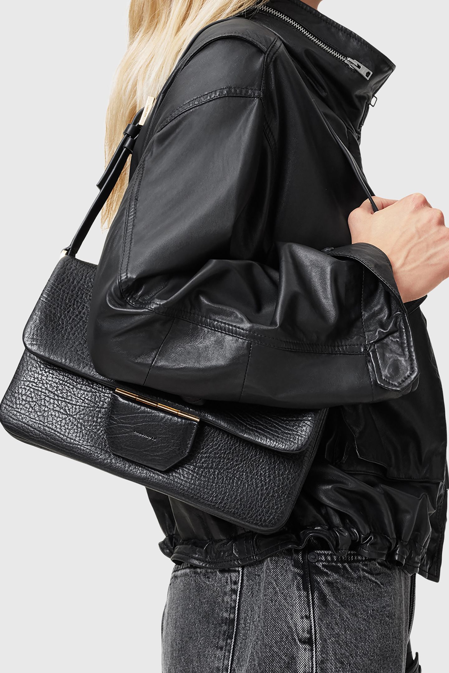 ONDINE GRAIN SHLDR BLACK 5