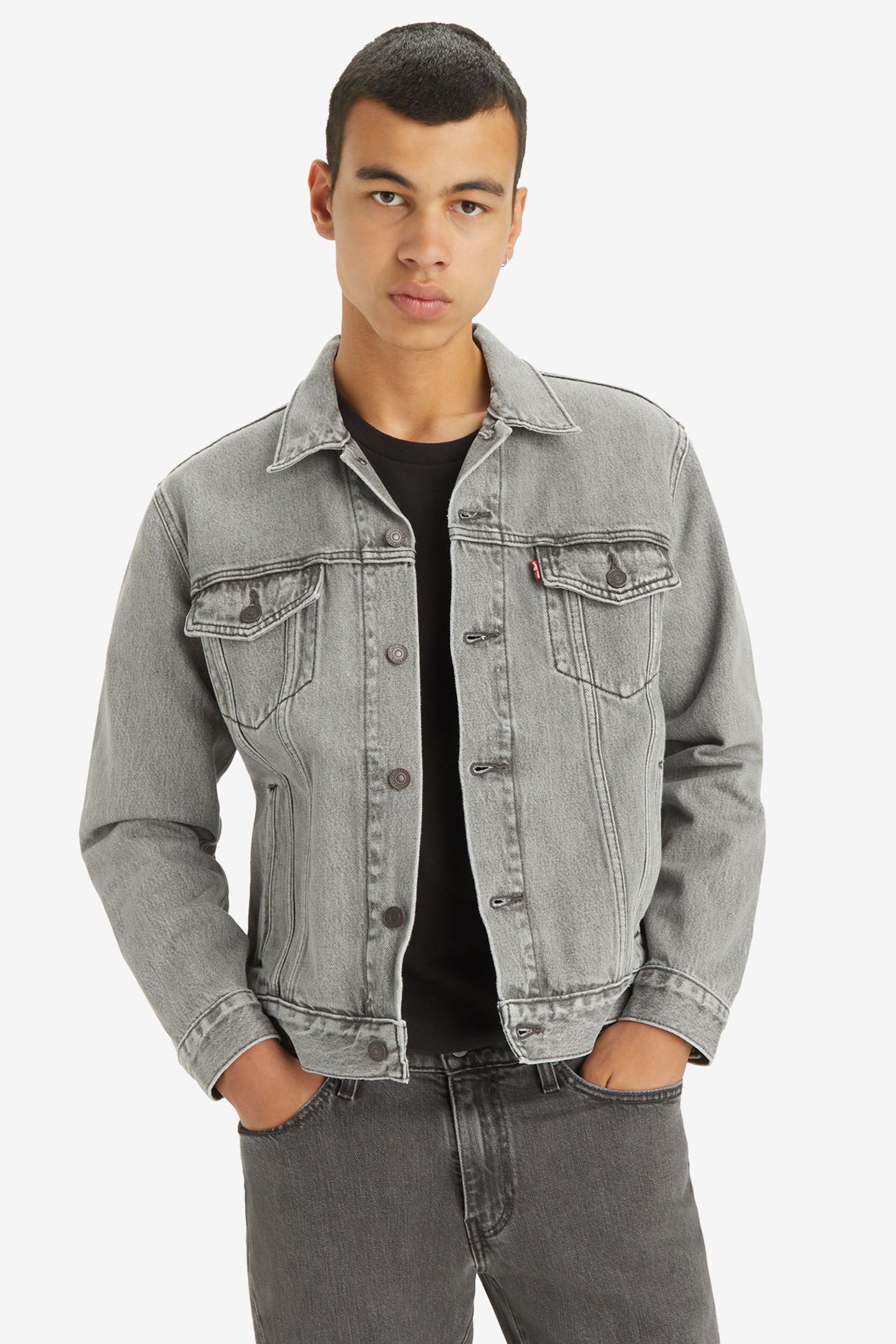 TRUCKER JACKET GREY 7