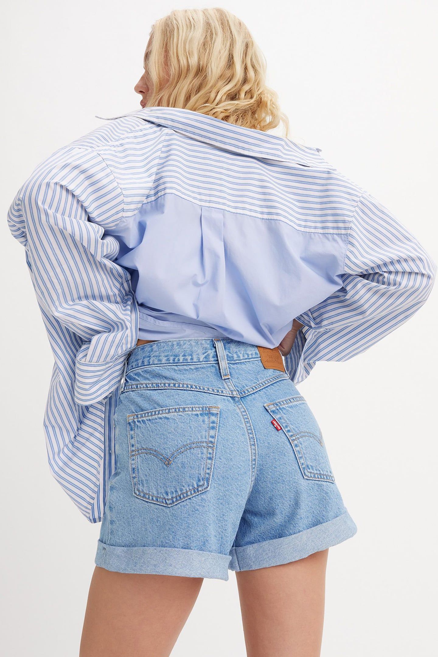 80'S MOM SHORTS MED INDIGO 6