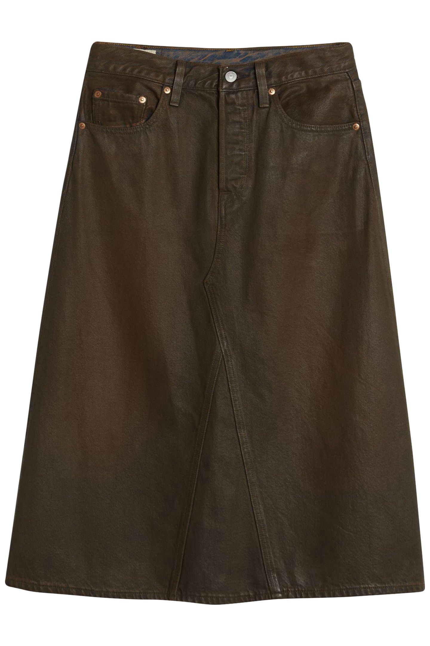 PAY DAY SKIRT BROWN 4