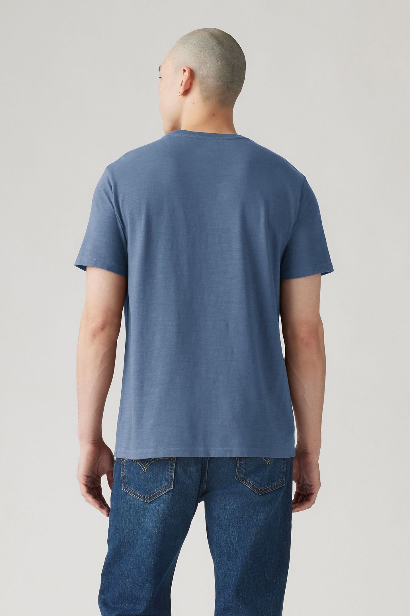 CLASSIC POCKET TEE BLUE 2