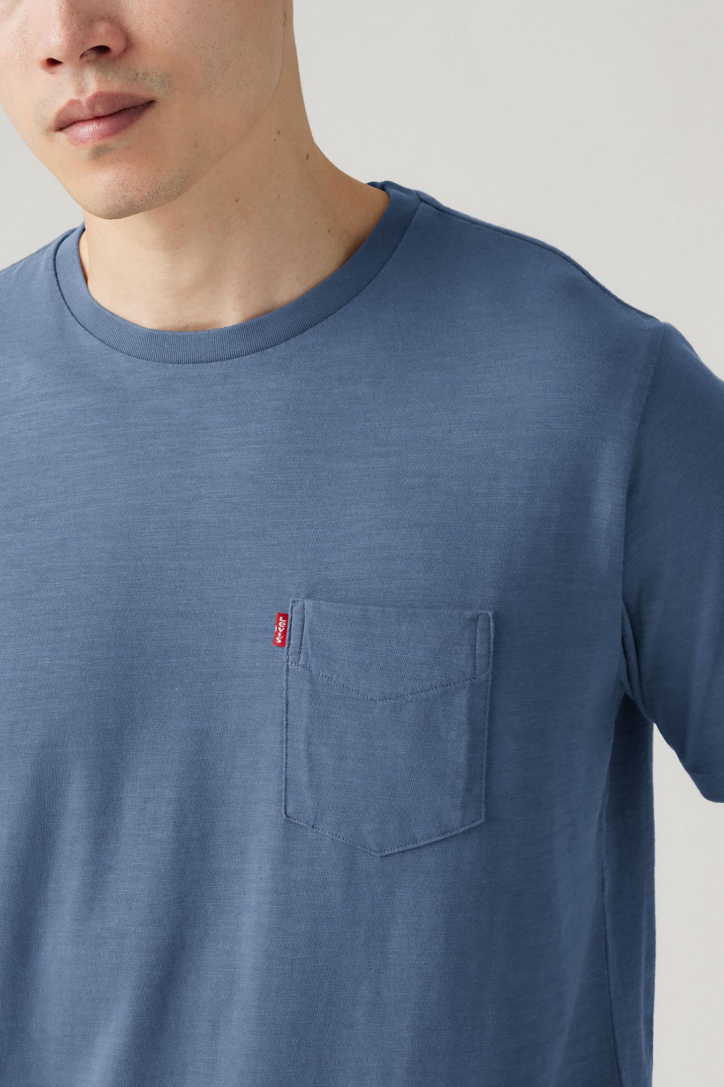 CLASSIC POCKET TEE BLUE 5