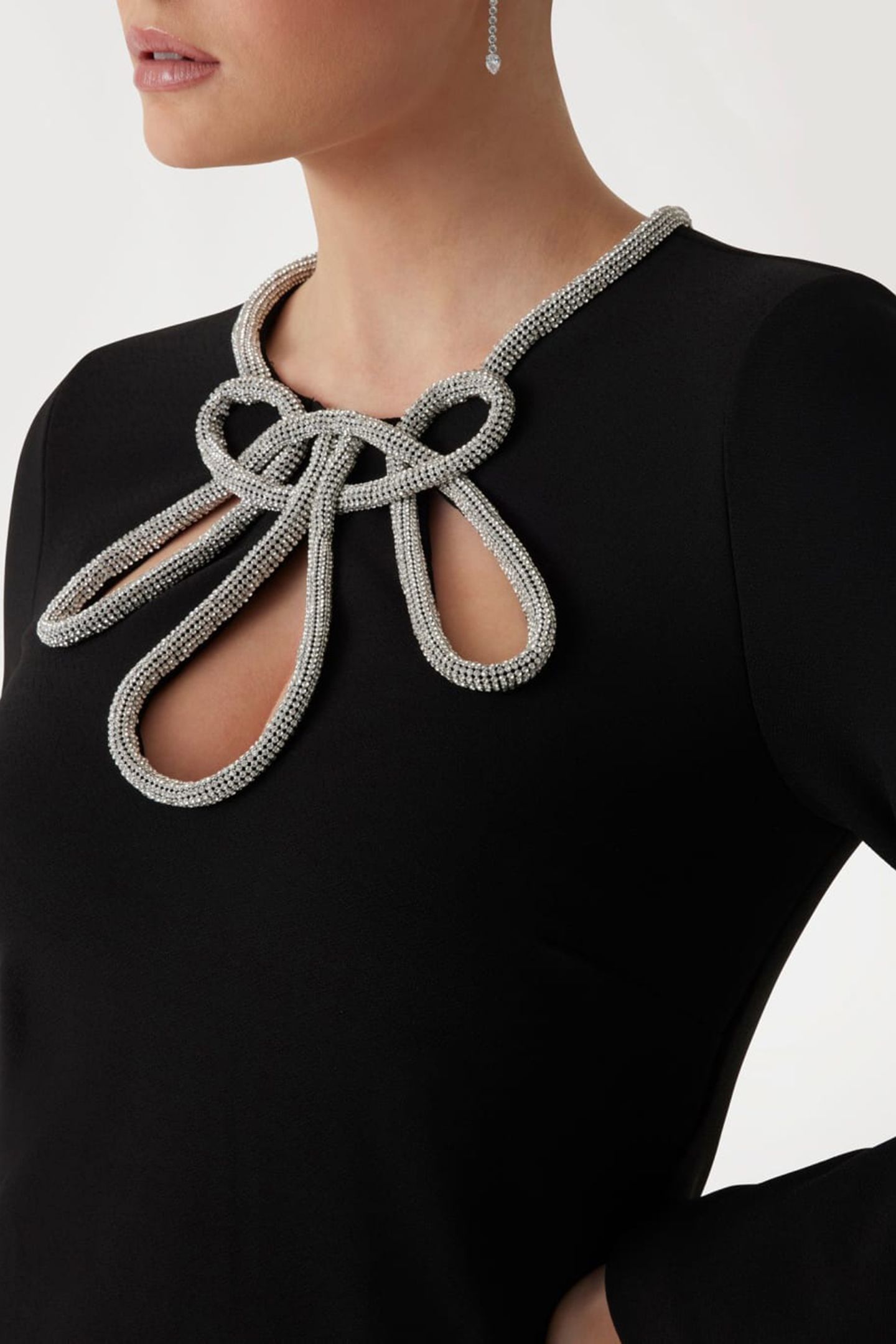 MARCIANO BY GUESS GABRIELLA EMBELLISHE JET BLACK 6