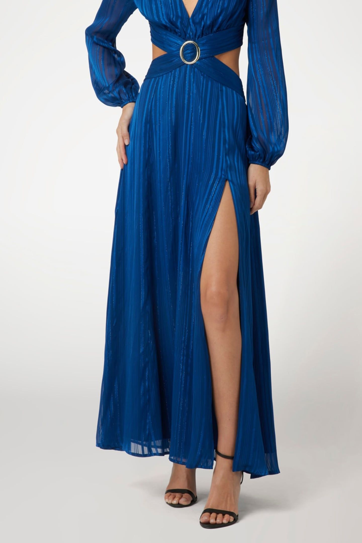 MARCIANO BY GUESS LUISE LONG DRESS BLUE MAYA 5