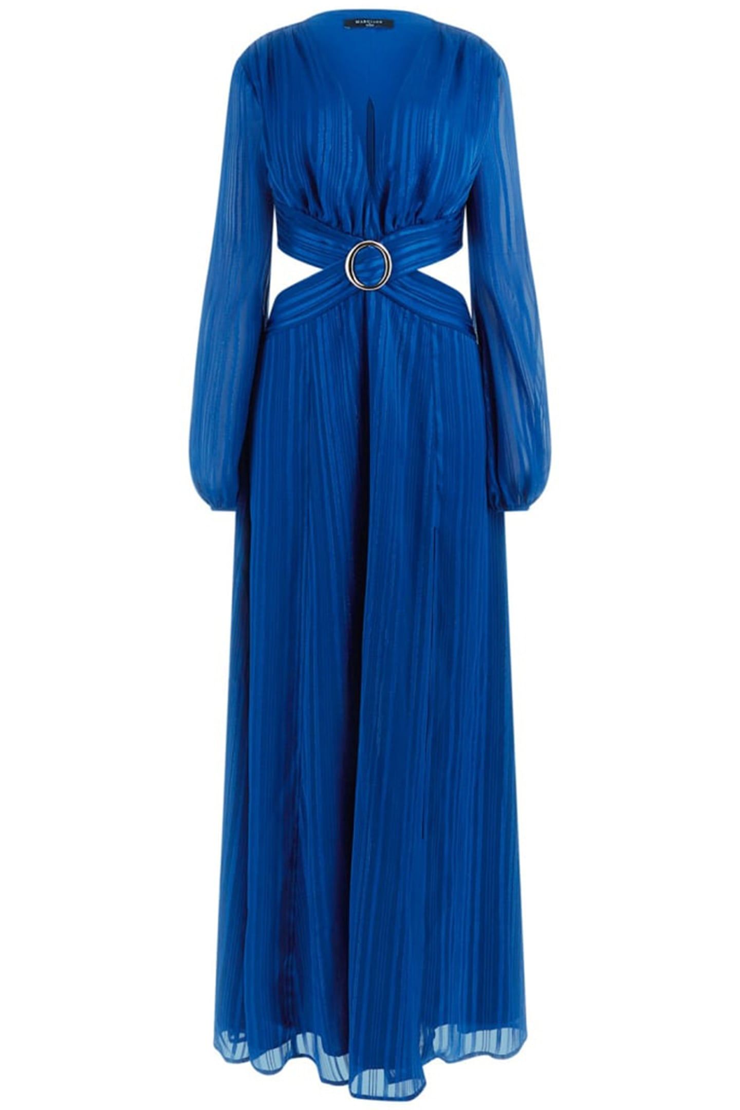MARCIANO BY GUESS LUISE LONG DRESS BLUE MAYA 3