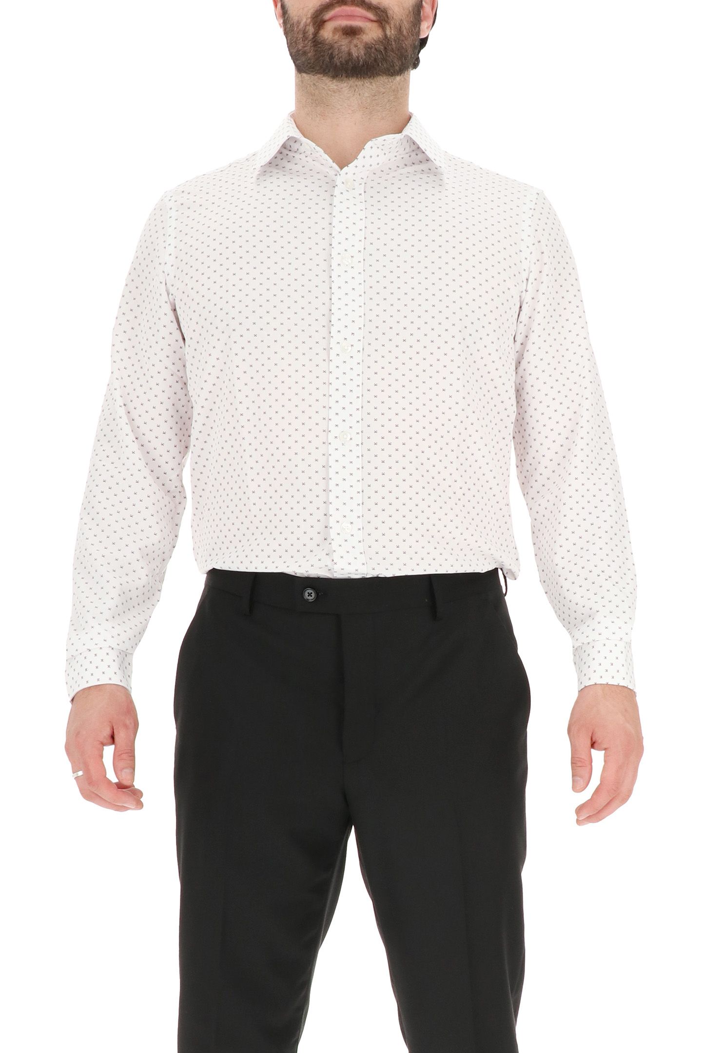 4 WAY STRETCHDRESS SHIRT WHITE 1